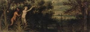 Pan And Syrinx At The River Ladon