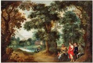 Paysage Avec Diane Chasseresse