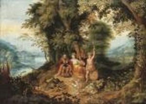An Allegory Of The Four Seasons by Abraham Govaerts