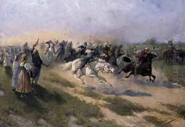Racing, c.1900 - view 1