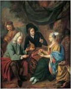 La Partie De Cartes by Hendrik Govaerts
