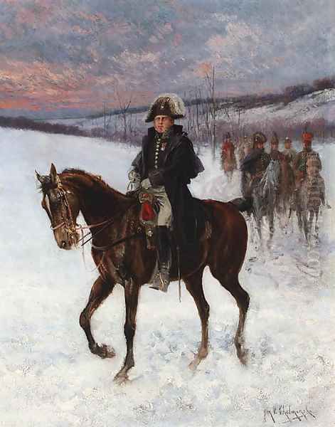 Marshal Ney on horseback; Campaign in Russia - view 1