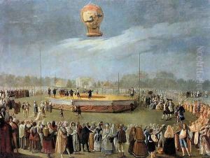Ascent of the Balloon in the Presence of Charles IV and his Court c. 1783