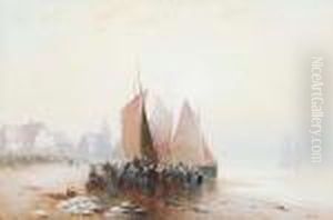 Morning On The Beach: by James Walter Gozzard