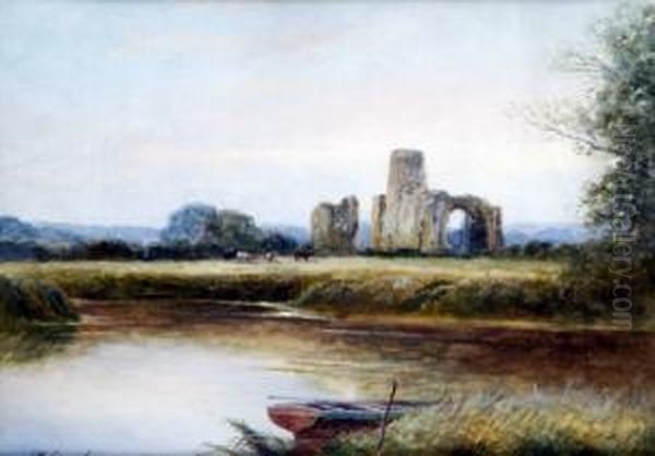 A Pair, A Summer Morning And View Of St Bene'ts Abbey, Norfolk Broads - view 1