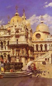 Piazza San Marco by Ulpiano Checa y Sanz