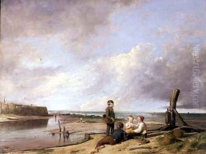 Shrimp Boys at Cromer, 1815 by William Collins