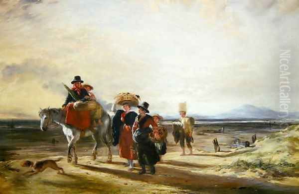 Barmouth Sands, 1835 - view 1