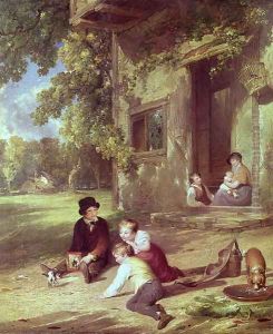 The Kitten Deceived, 1816 by William Collins