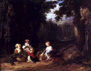 Young Children Picking Hops, c.1835 by William Collins