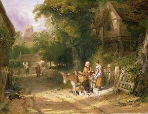 The Cherry Seller, 1824 by William Collins