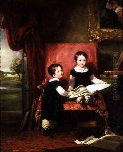 Lord Charles and Lord Thomas Pelham Clinton by William Collins
