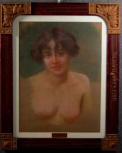Fanciulla A Mezzo Busto Senza Veli by Napoleone Luigi Grady