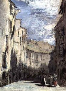 Street in Naples by William Collins