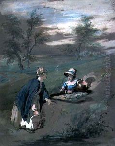 Kentish Peasant Girls by William Collins