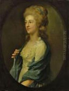 Bildnis Der Friederike Charlotte Bause by Anton Graff