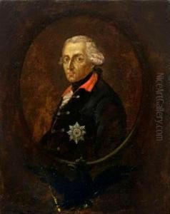 Portrait Konig Friedrich Ii. Von Preusen