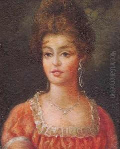 Dama Con Vestido Rosa - view 1