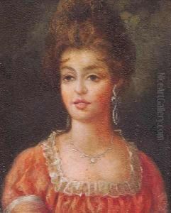 Dama Con Vestido Rosa by Anton Graff