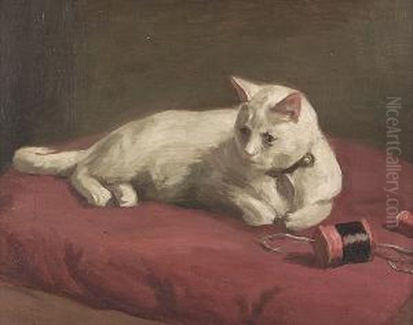 The Artist's Daughter's (elinda Patricia Grafton) White Cat - view 1