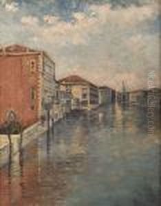 Venetian Canal Scene by Robert Wadsworth Grafton