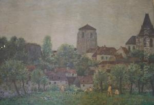 Picquigny,
Boys Bathing Signed And Dated 1909 Or 1919 - view 1