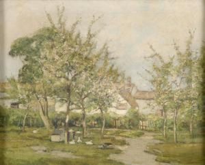Bluhende Obstbaume. by George Ii Graham
