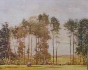 Yorkshire Landscape With Cattle