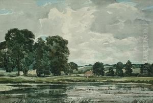Cattle By A Lake