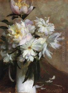 Peonies I by Charles Curran