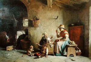 Feeding Baby by Gaetano Chierici