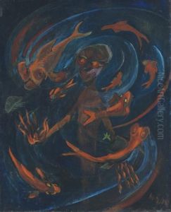Der Traum Von Den Fischen by Walter Gramatte