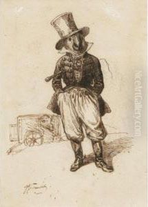 Perroquet Habille by Jean-Jacques Grandville