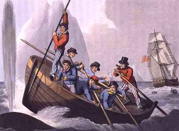 A Ship's Boat Attacking a Whale, 1813 - view 1