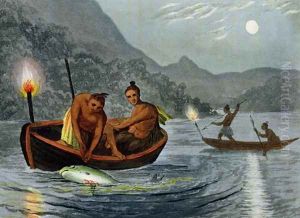 Torch Light Fishing in North America by John Heaviside Clark