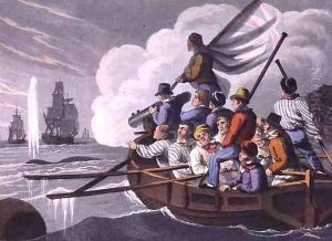 Shooting the Harpoon at a Whale by John Heaviside Clark