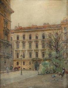 A House On Elisabethstrase 18 by Ernst Graner