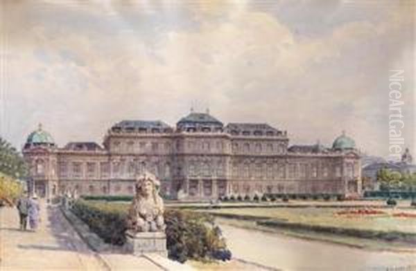 Das Oberebelvedere Von Der Gartenseite - view 1