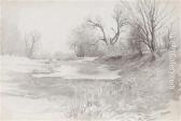 Winter An Deralten Donau - view 1