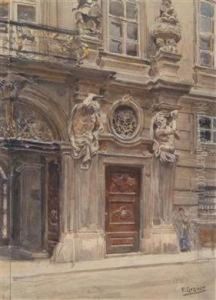 Palaisneupauer-breuner In Der Singerstrase by Ernst Graner