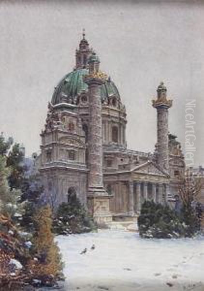 View Of The Karlskirche, Vienna - view 1