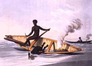 Fishing, 1813 by John Heaviside Clark