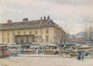 The Old Naschmarkt In Vienna The Old Naschmarkt In Vienna