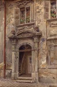 Alte Gebaudeansicht by Ernst Graner