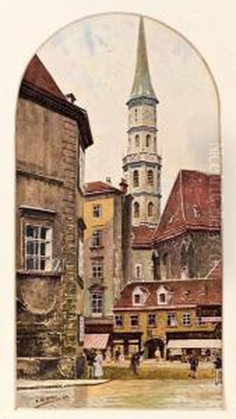 Blick Auf Den Turm Der Michaelerkirche - view 1