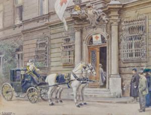 "hoher Besuch" by Ernst Graner
