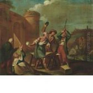 Baruffa Di Popolani by Giovanni Michele Graneri