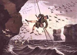 Bird Catching from Above, 1813 by John Heaviside Clark