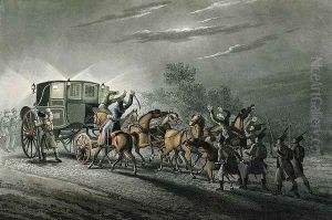 The Capture of Bonaparte's Carriage, Paper and Treasure by Major von Keller, Waterloo, 18th June 1815 by John Heaviside Clark