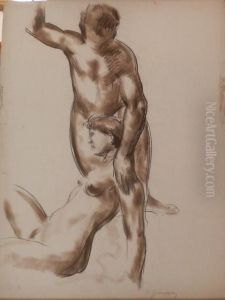 Nu D'homme Et De Femme by Sam Granowsky